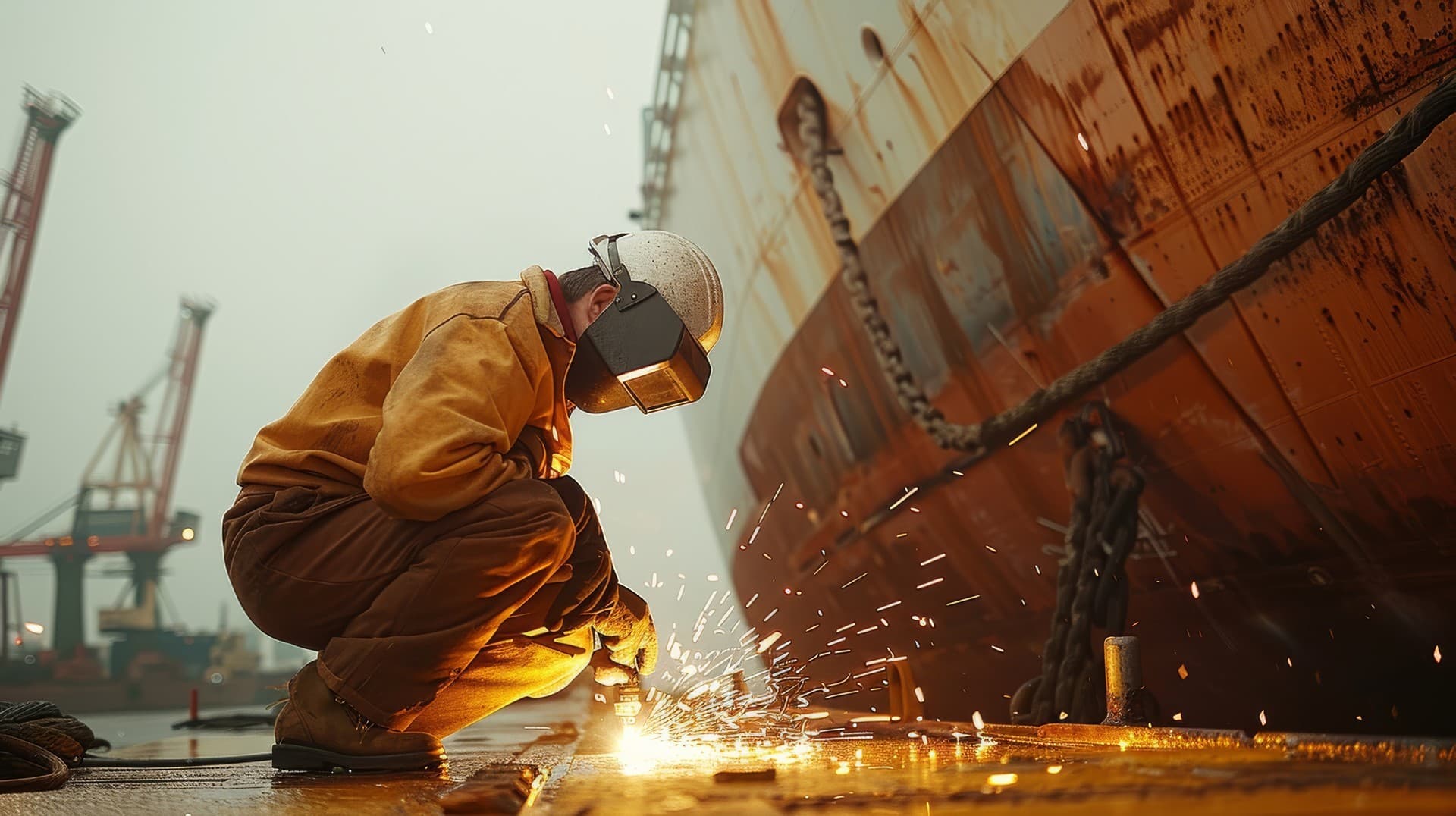 Taller de barcos en A Coruña