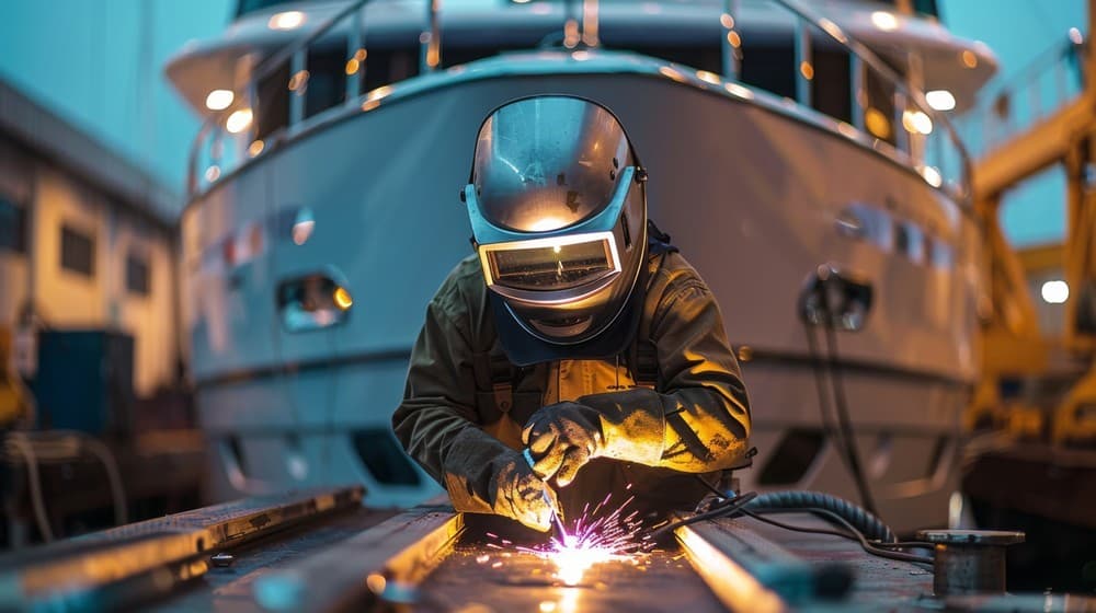 Fábrica de barcos en A Coruña